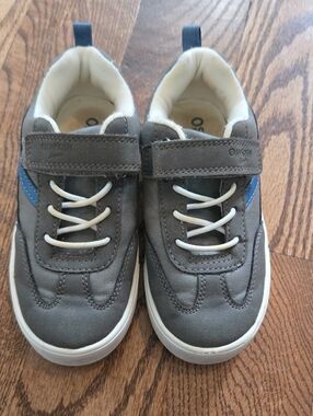 OshKosh B'gosh -  Gray & Blue Casual Sneakers- Toddlers Size 10